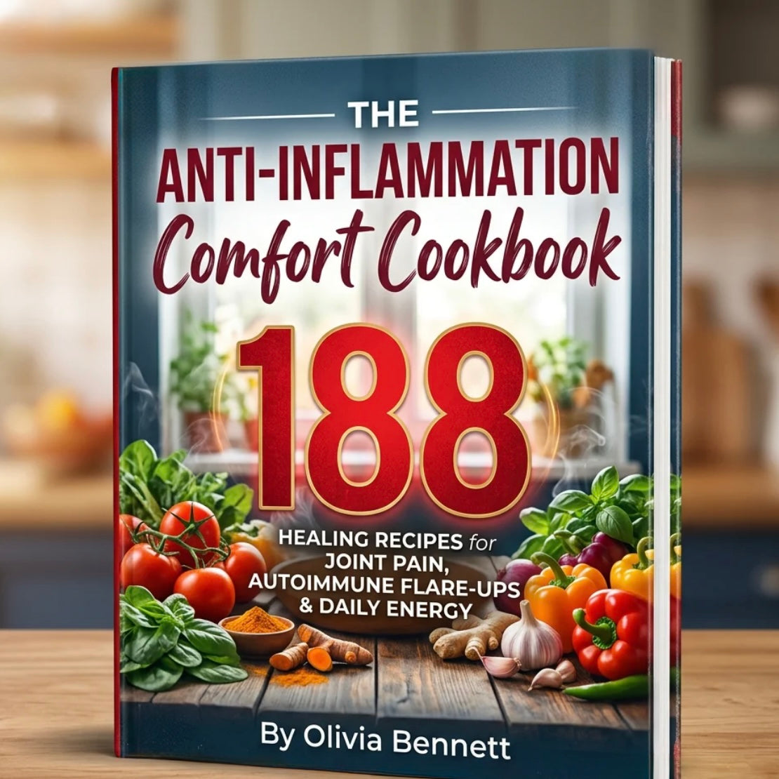 🌿 The Anti-Inflammation Comfort Cookbook - 188 Healing Recipes for Joint Pain, Autoimmune Flare-Ups & Daily Energy